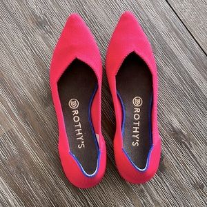 Rothy’s Hot Pink Point